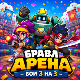 Бравл Арена - бои 3 на 3