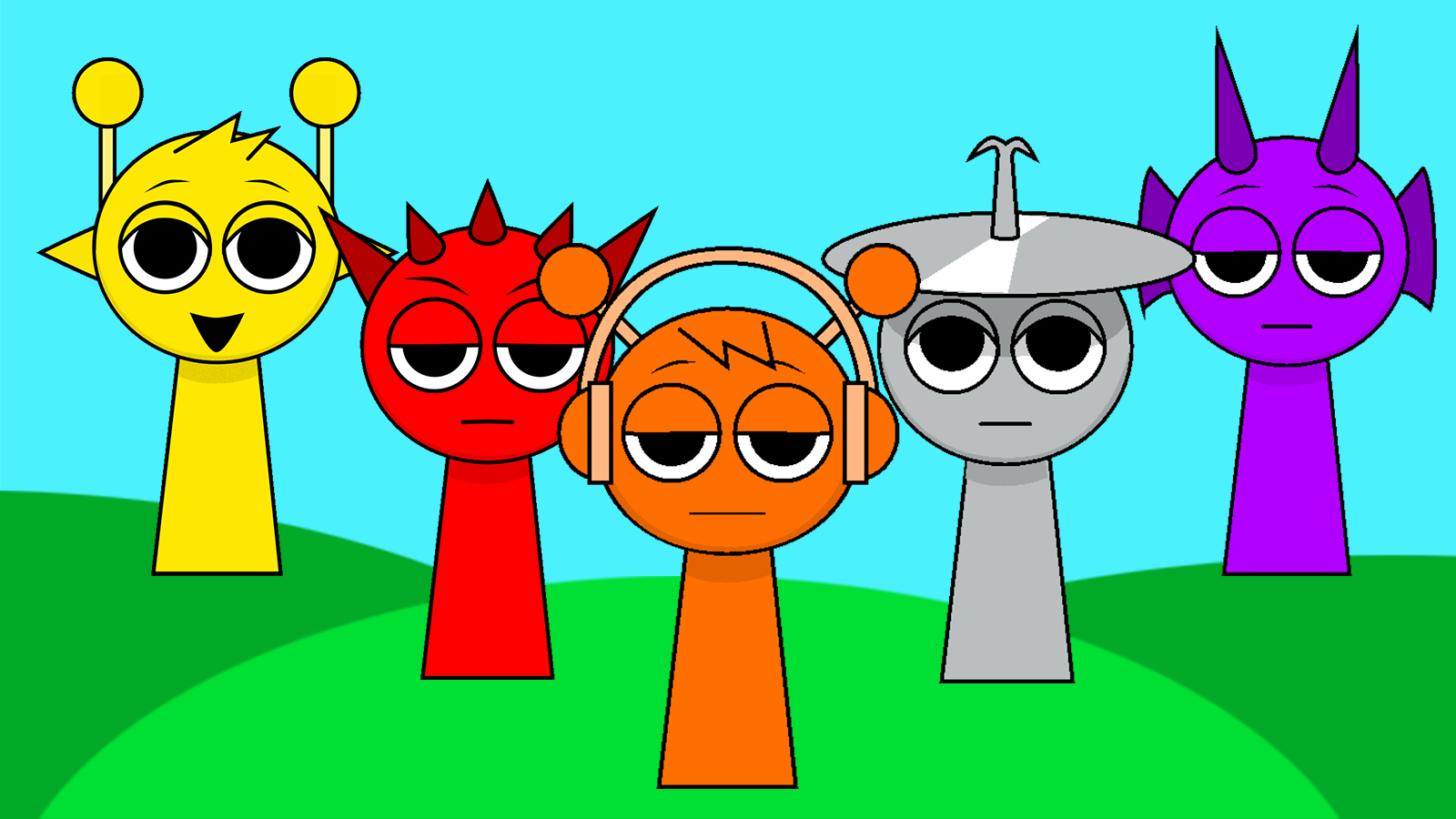 Kick the Sprunki: Ragdoll Playground Sandbox screenshot