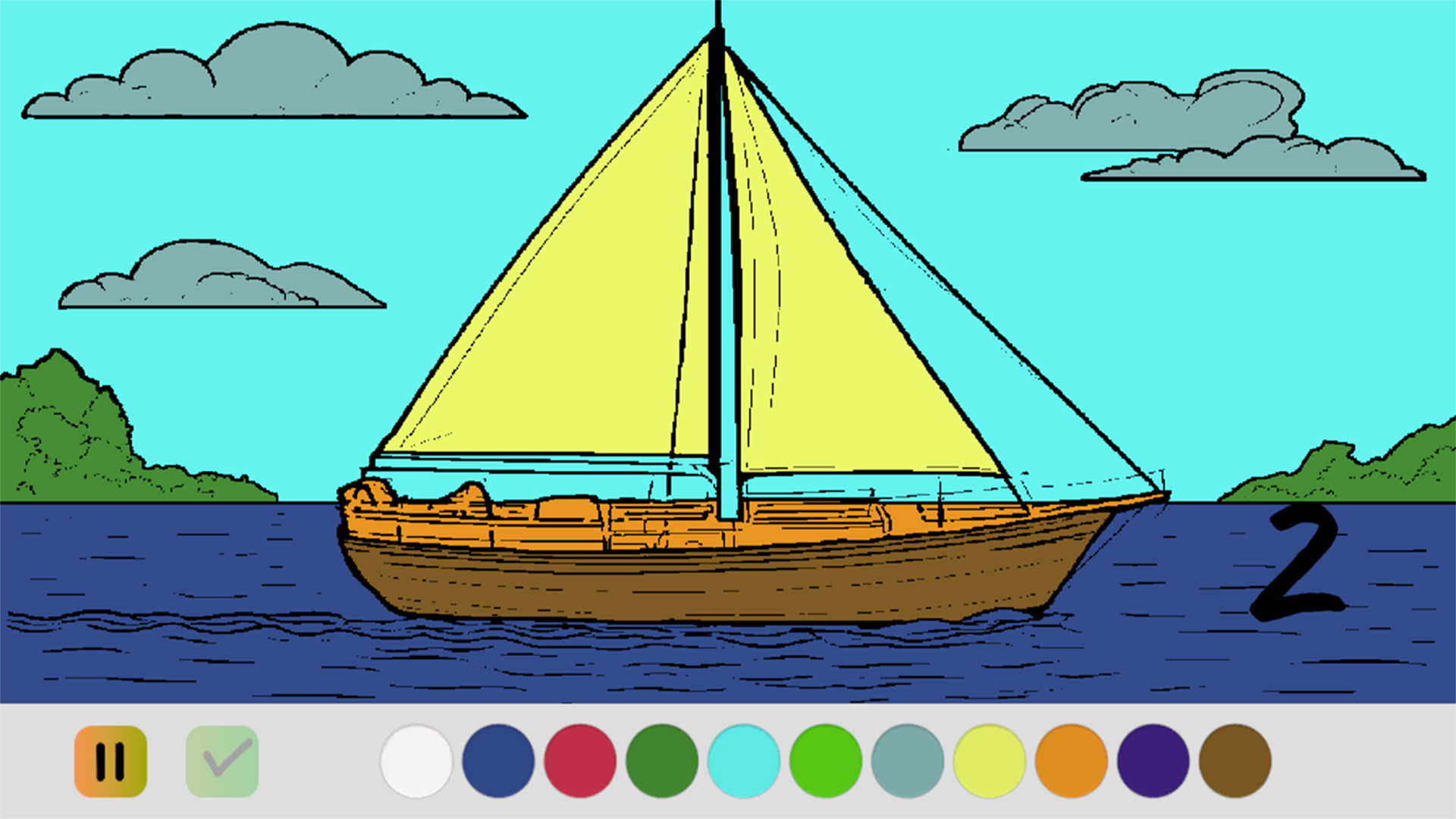 Запомни и раскрась — screenshot 1