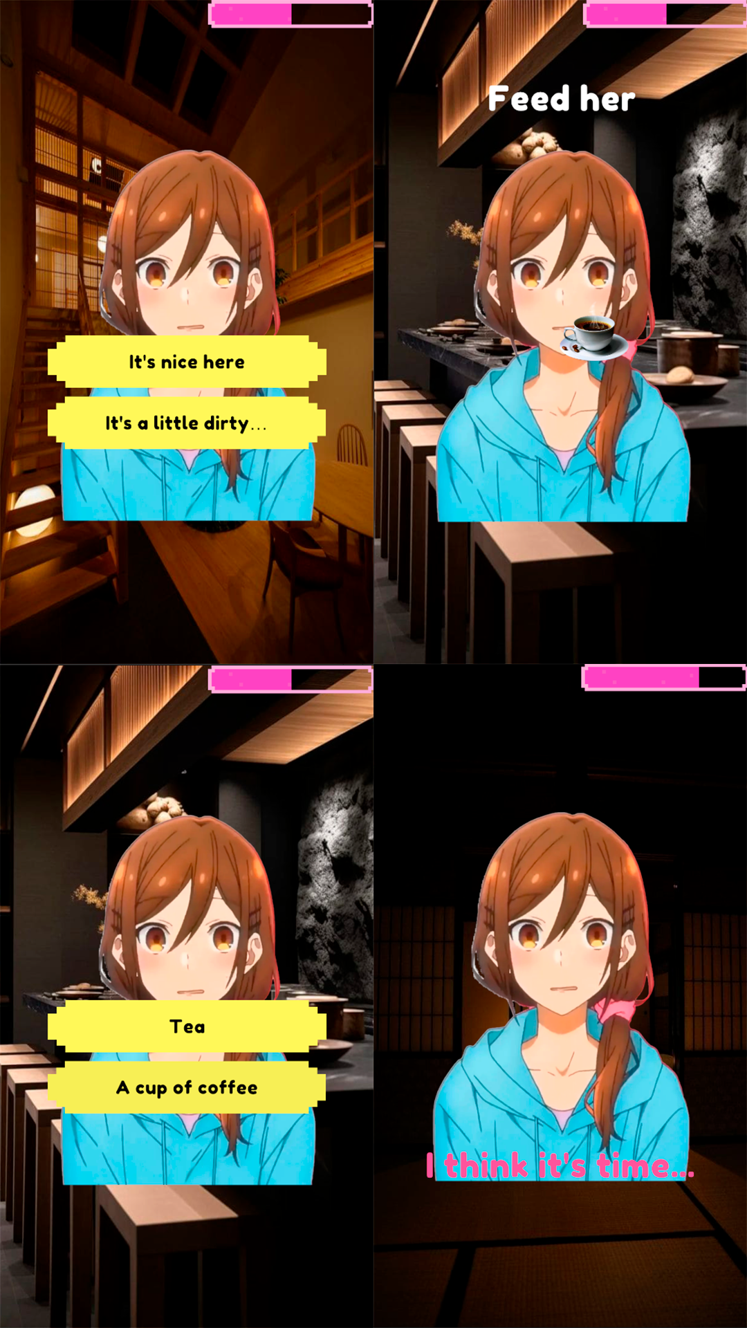 Dating simulator with Hori! screenshot 4