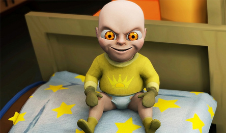 Yellow Scary Baby, Hide & Seek