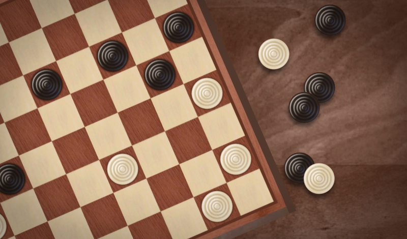 Checkers online whis chat game cover
