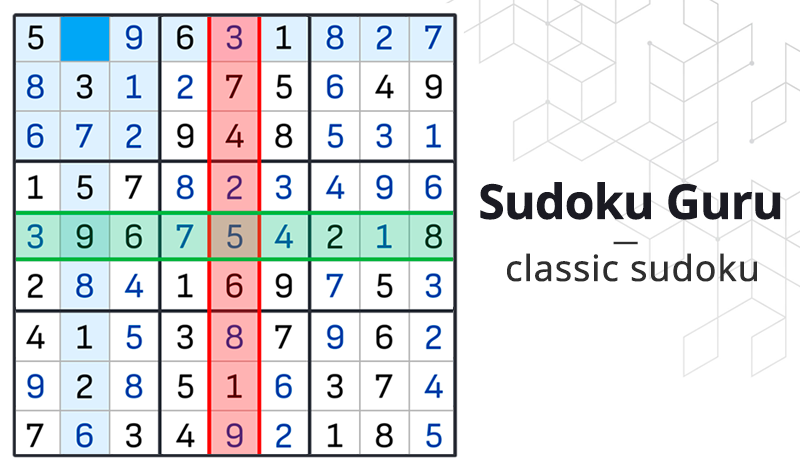 Sudoku Guru - classic sudoku game cover