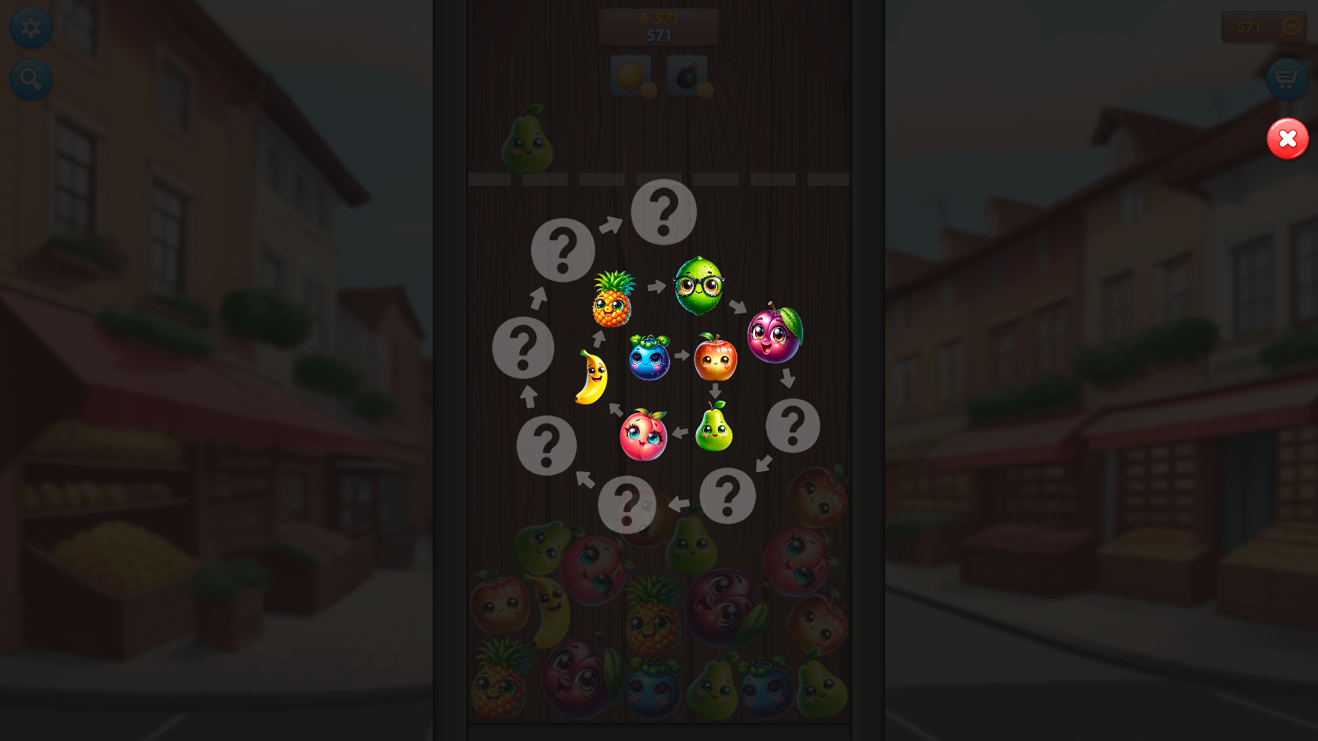 Combine fruits: Sweet Delight! screenshot