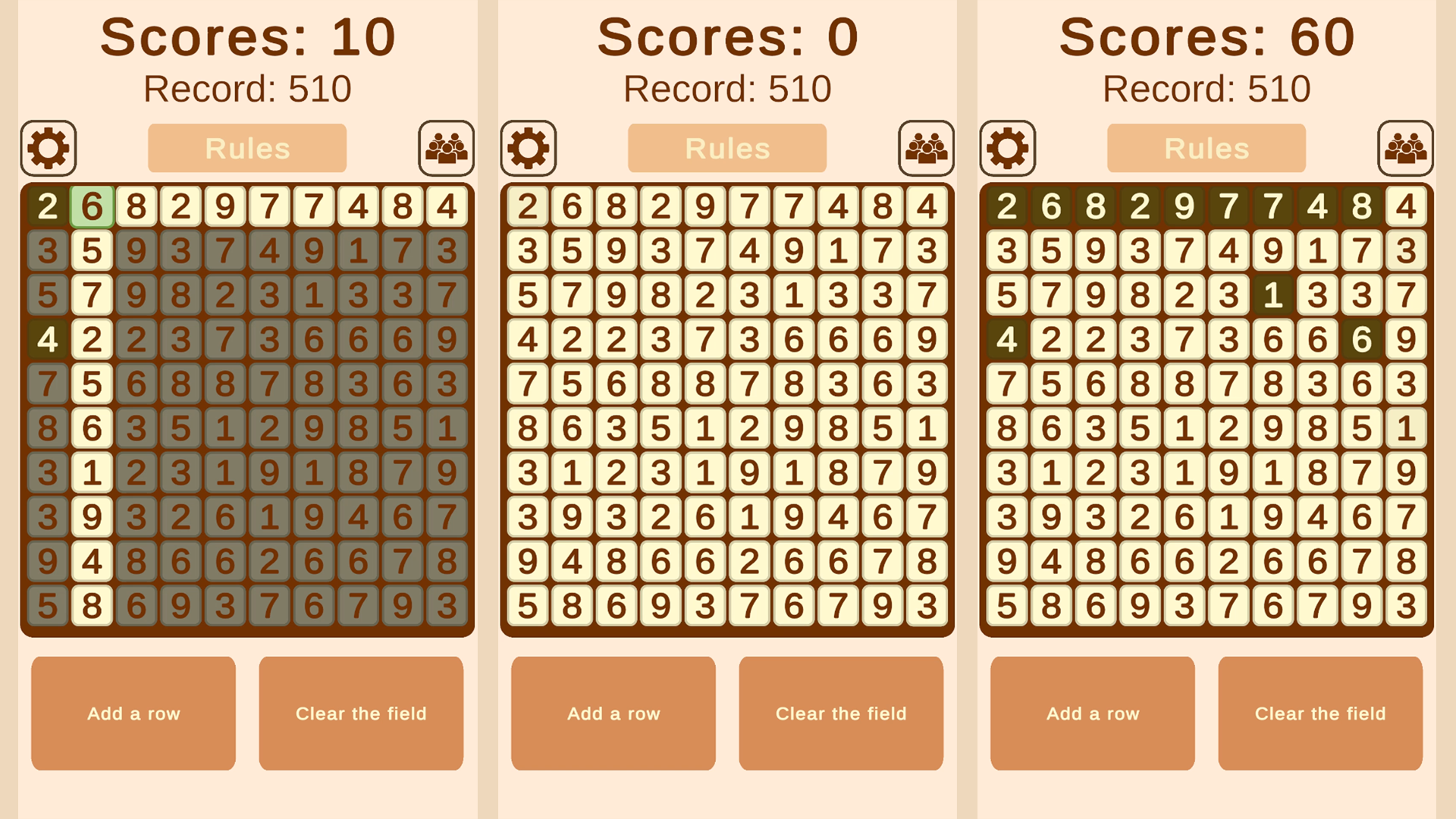 Combination of Even or Equal Numbers — screenshot 1