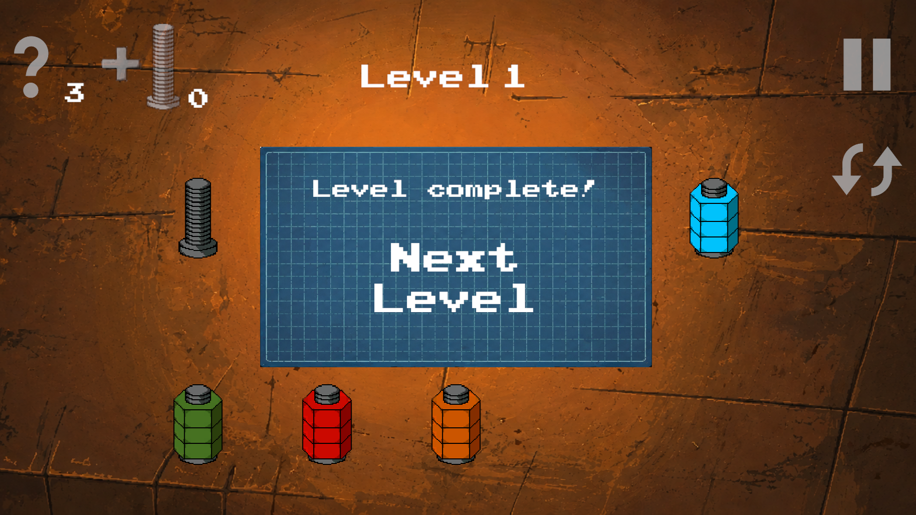 Nuts and Bolts: Sorting by Color — screenshot 5