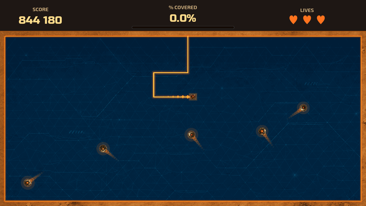 Xonix path of the liberator — screenshot 1