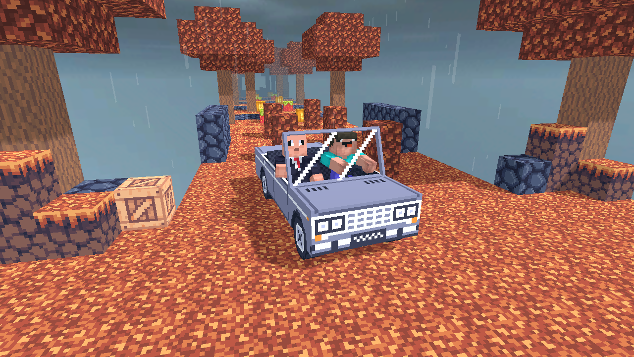 Noob: Obby in a car screenshot
