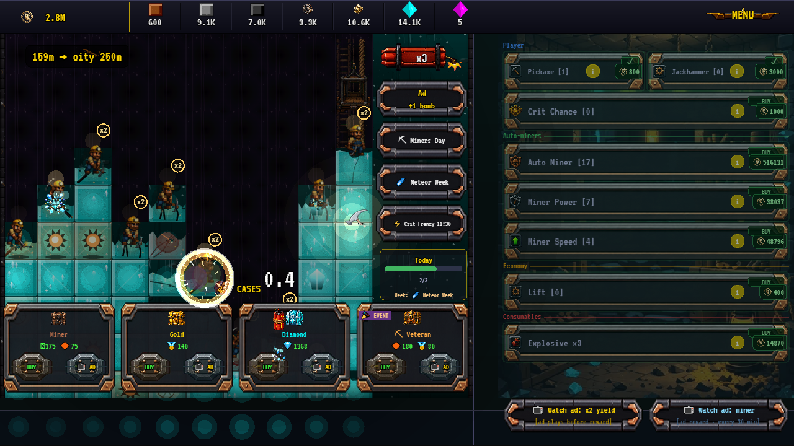 Diggy: 1000m Down — screenshot 5