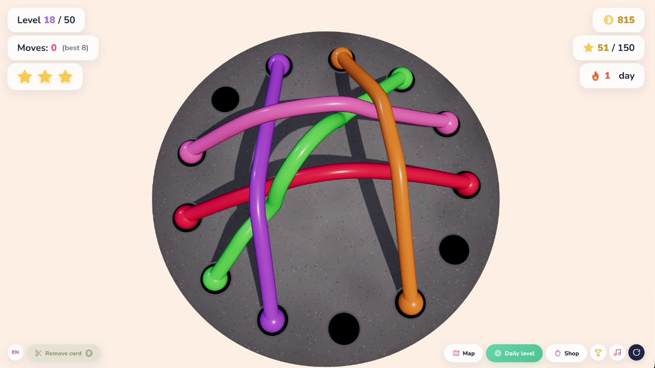 Untangle 3D — screenshot 2