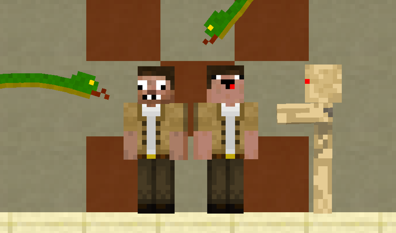 Noob and Pro vs Mummy game cover