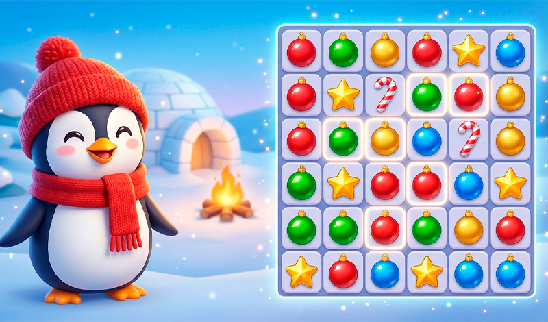 Winter Adventures 3-in-a-Row game cover