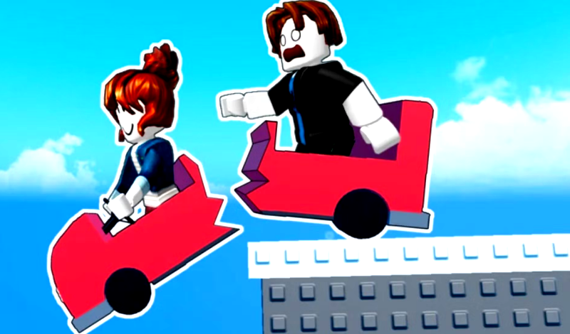 Obby Driving: 1-2 Players game cover