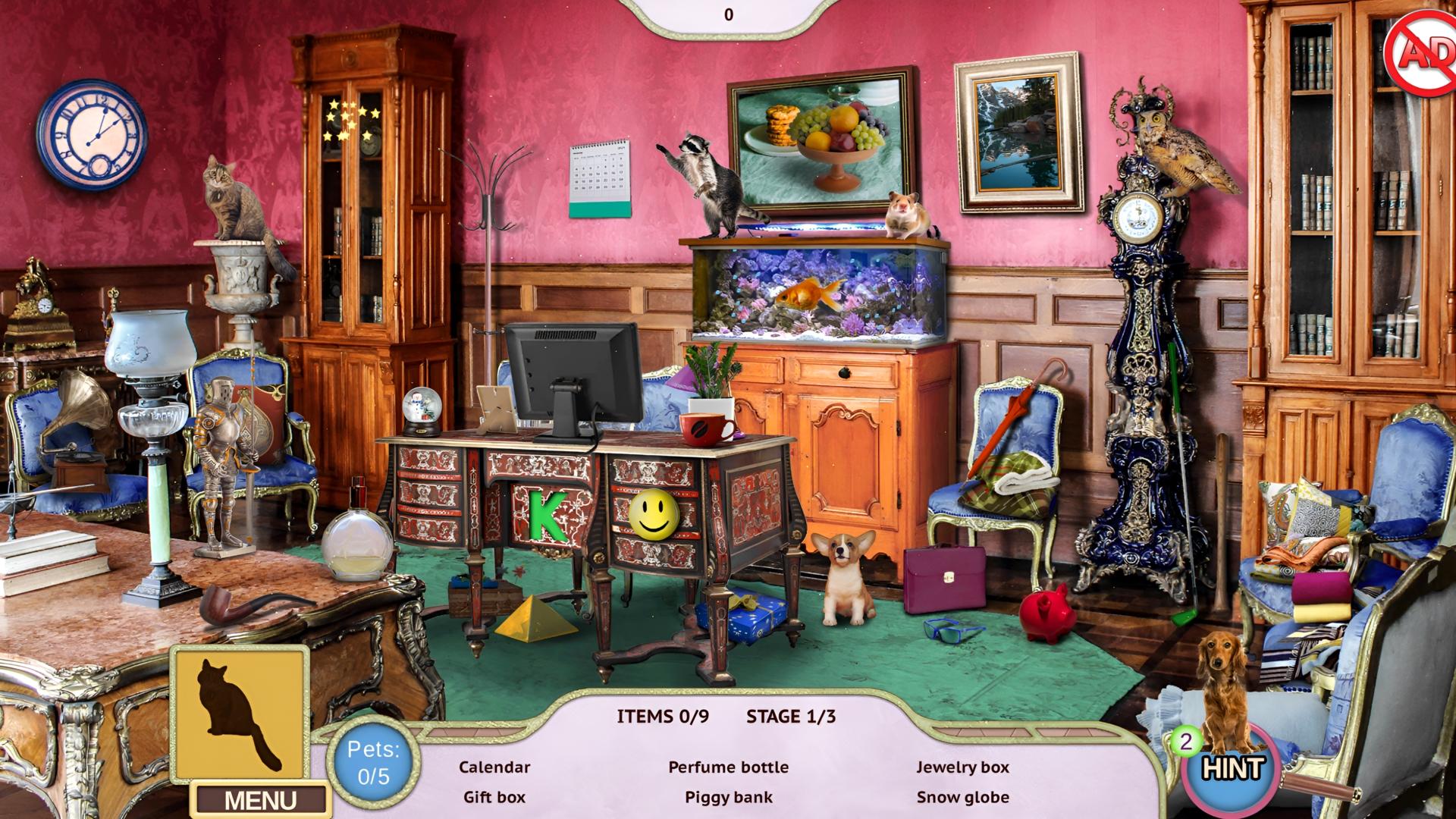 Hidden Objects: My Lovely Pets screenshot