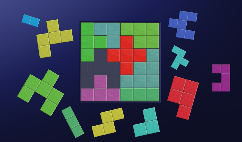 Geometric puzzle game cover