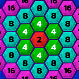 2048 Hex Merge