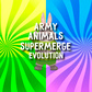 Army animals SuperMerge: evolution