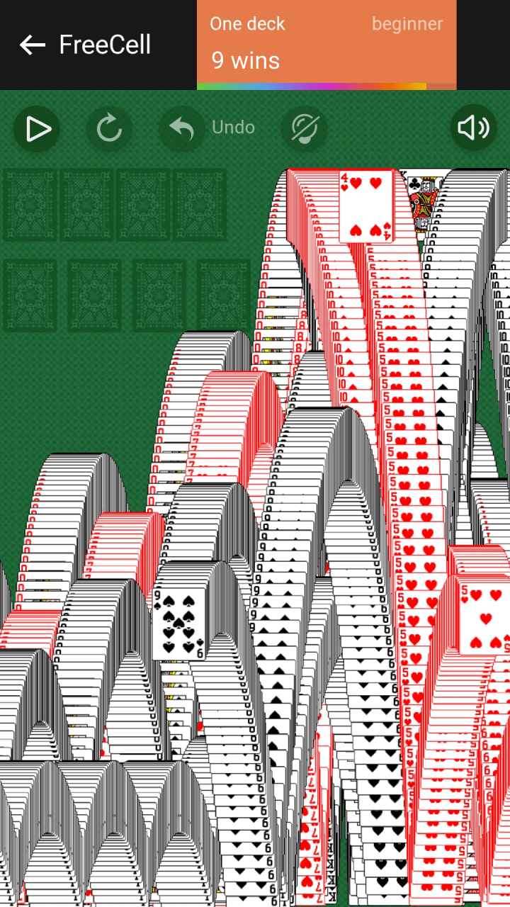 FreeCell solitaire screenshot 8