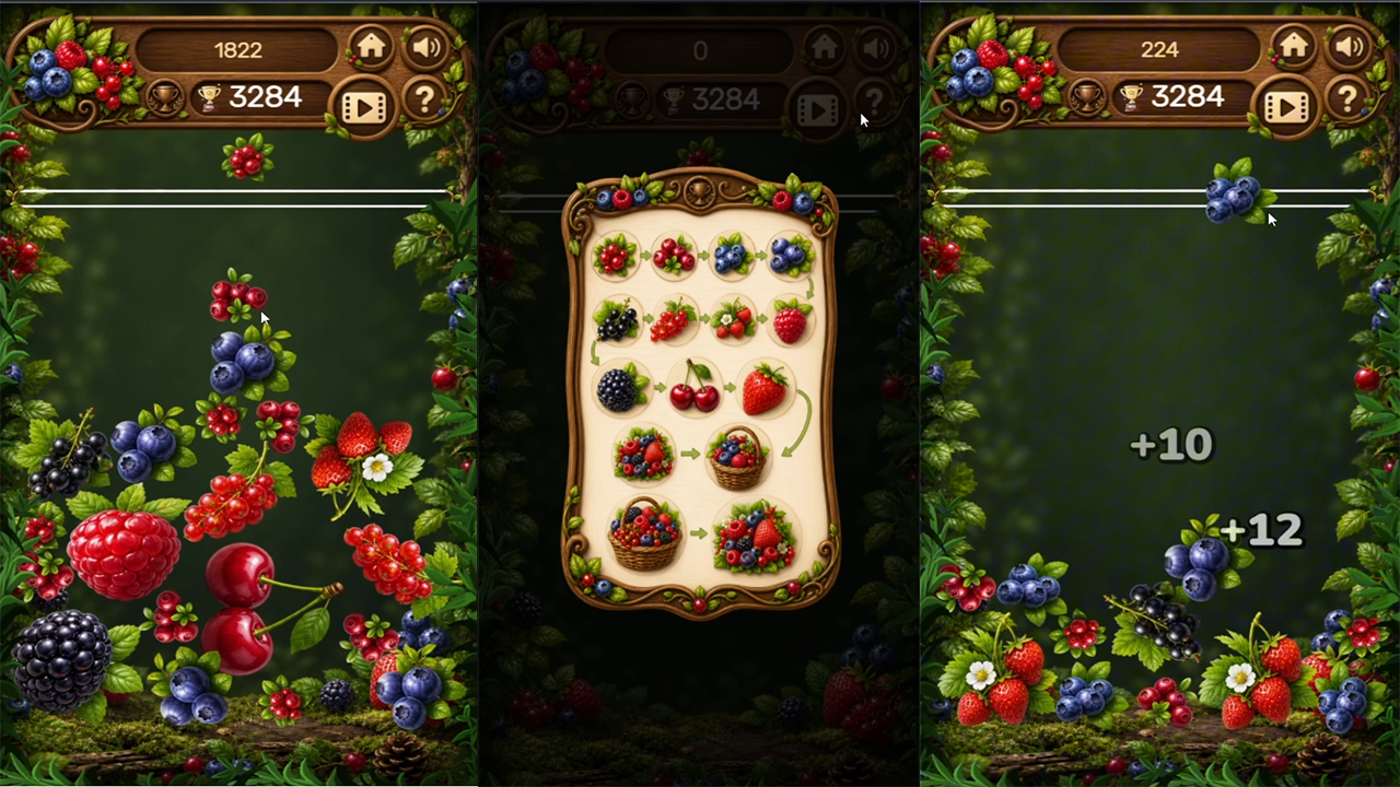 Соедини Ягоды — screenshot 2