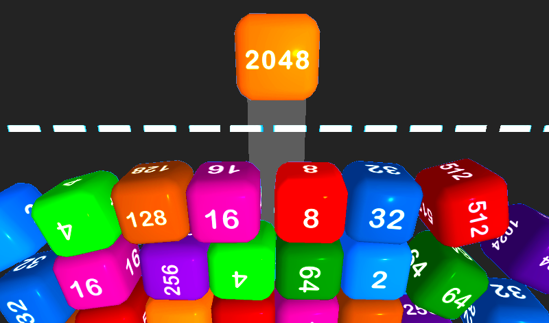 Merge Blocks 2048 game cover