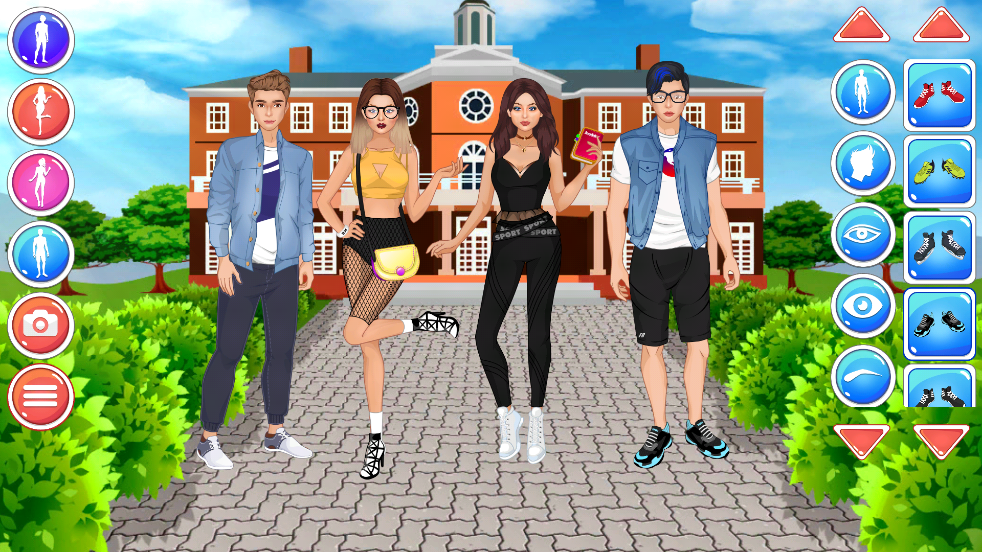 College Sport Dress Up screenshot