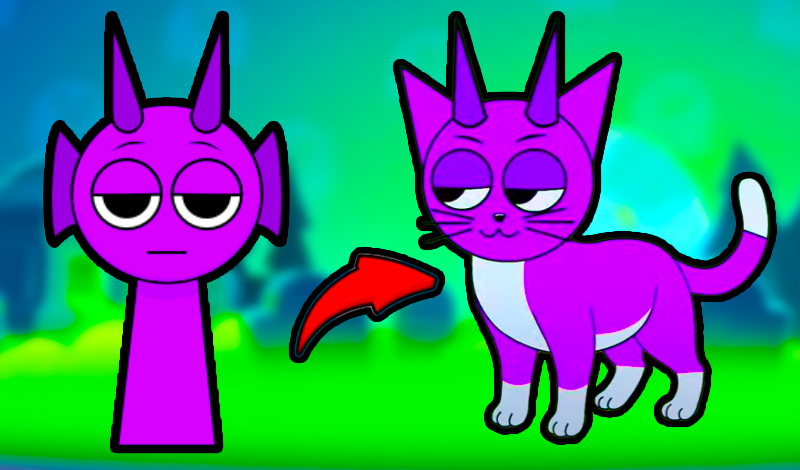 Sprunki: Merge Cats Sprunki game cover