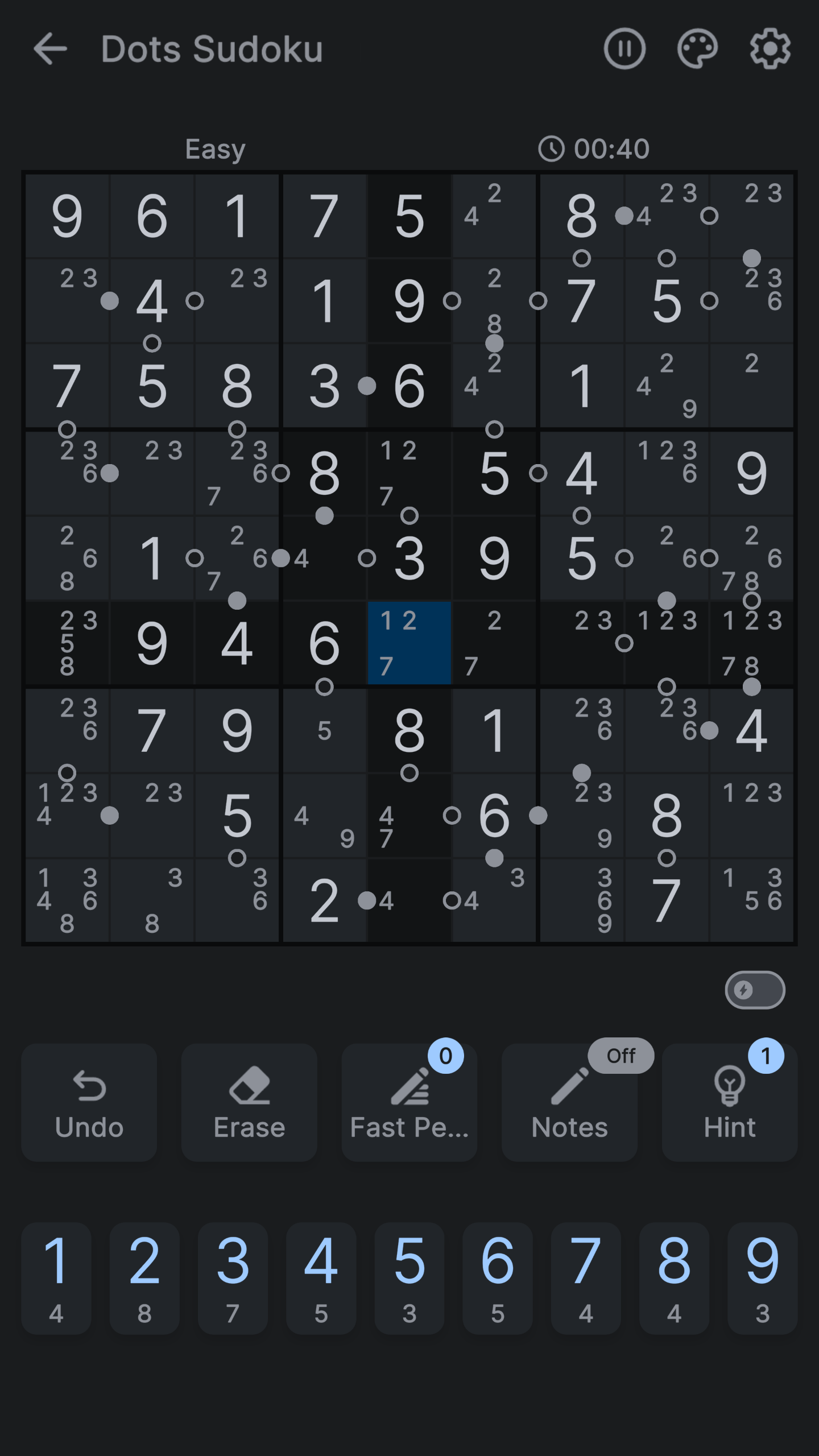 Dots Sudoku screenshot 6