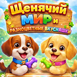 Щенячий мир и разноцветные вкусняшки