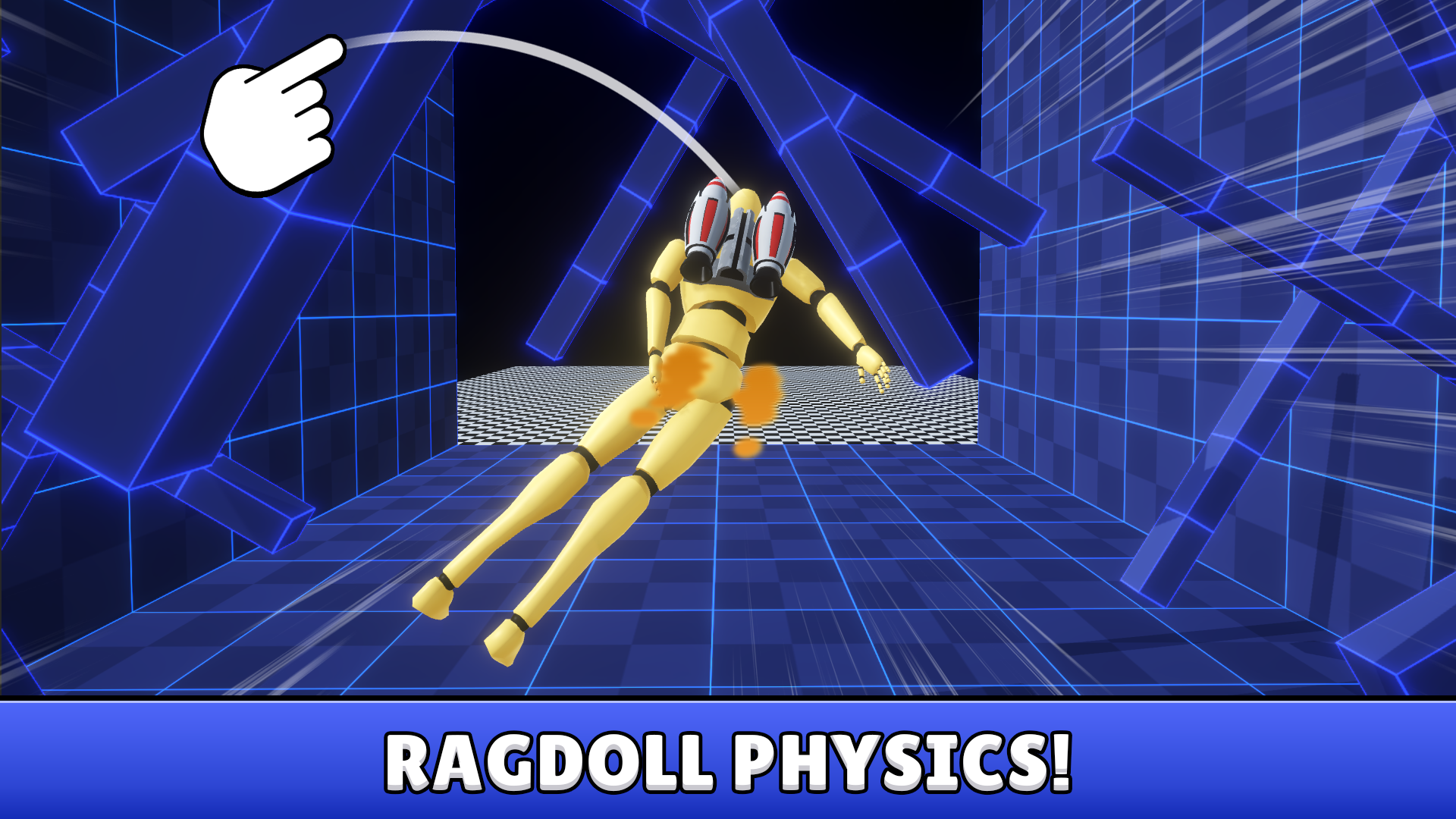 Rocket Man! Ragdoll Challenge! screenshot