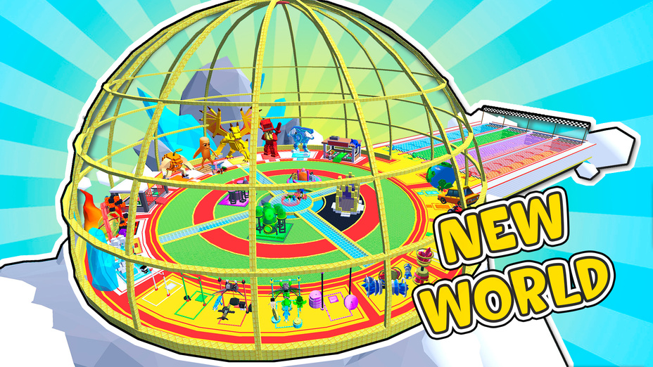 Obby: Gym Simulator, Escape - Screenshot 1