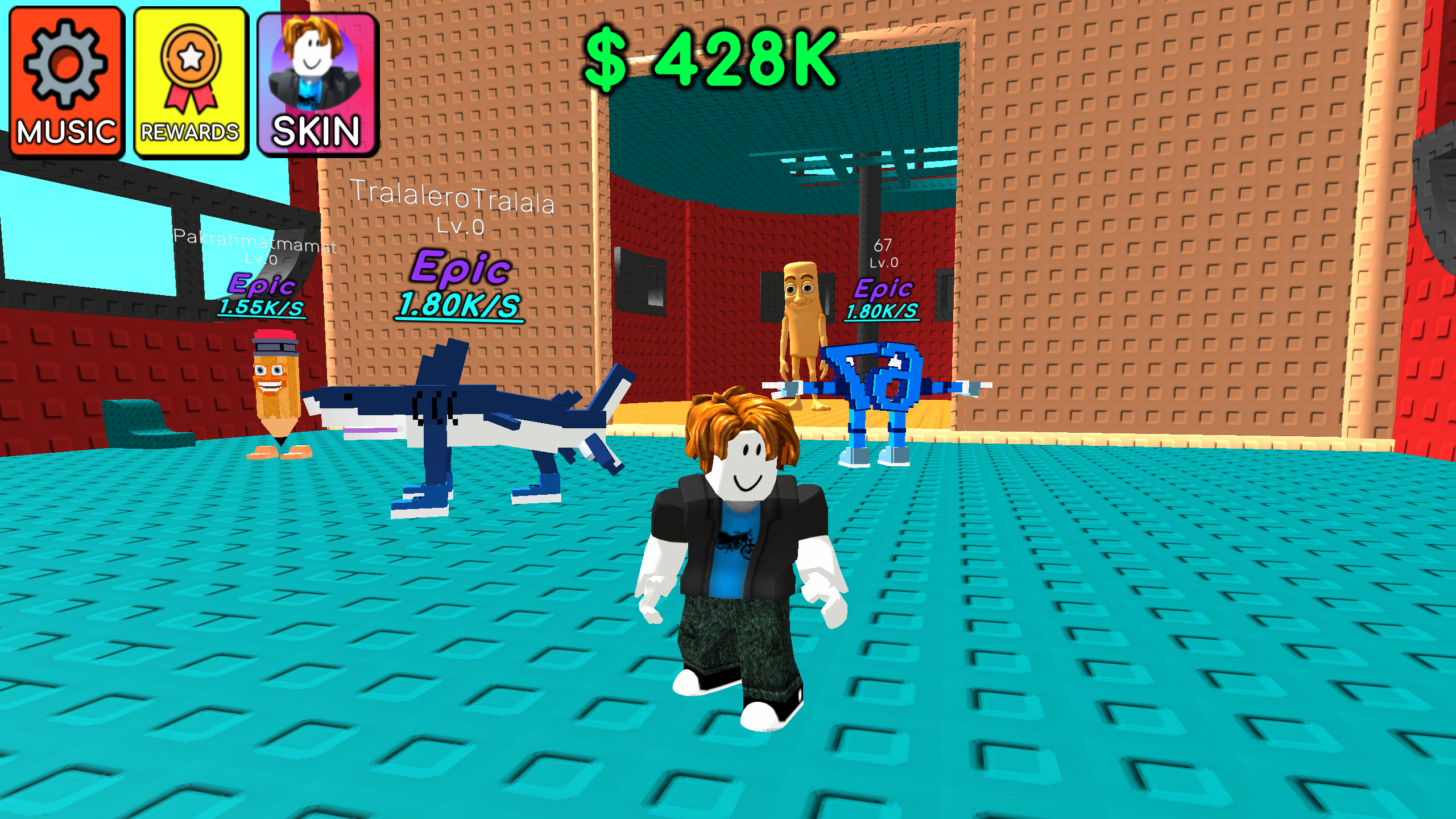 Shoot the Cannon and Get Brainrots +1 Tycoon — screenshot 2