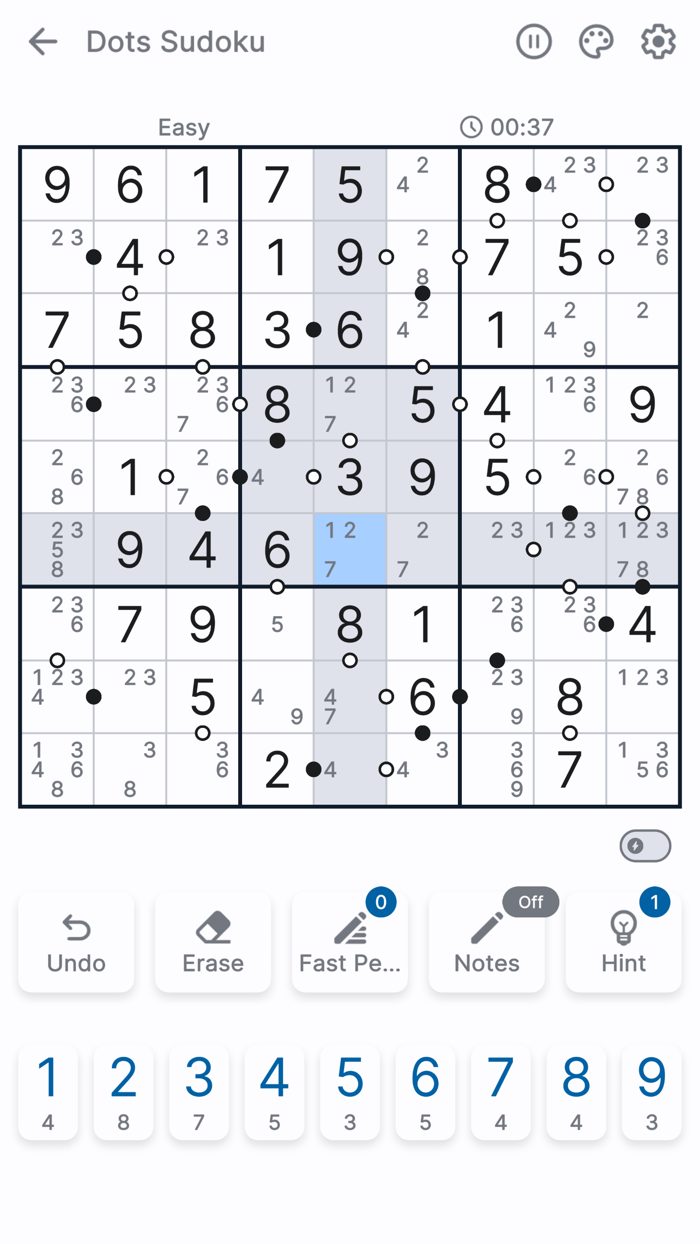 Dots Sudoku screenshot 4