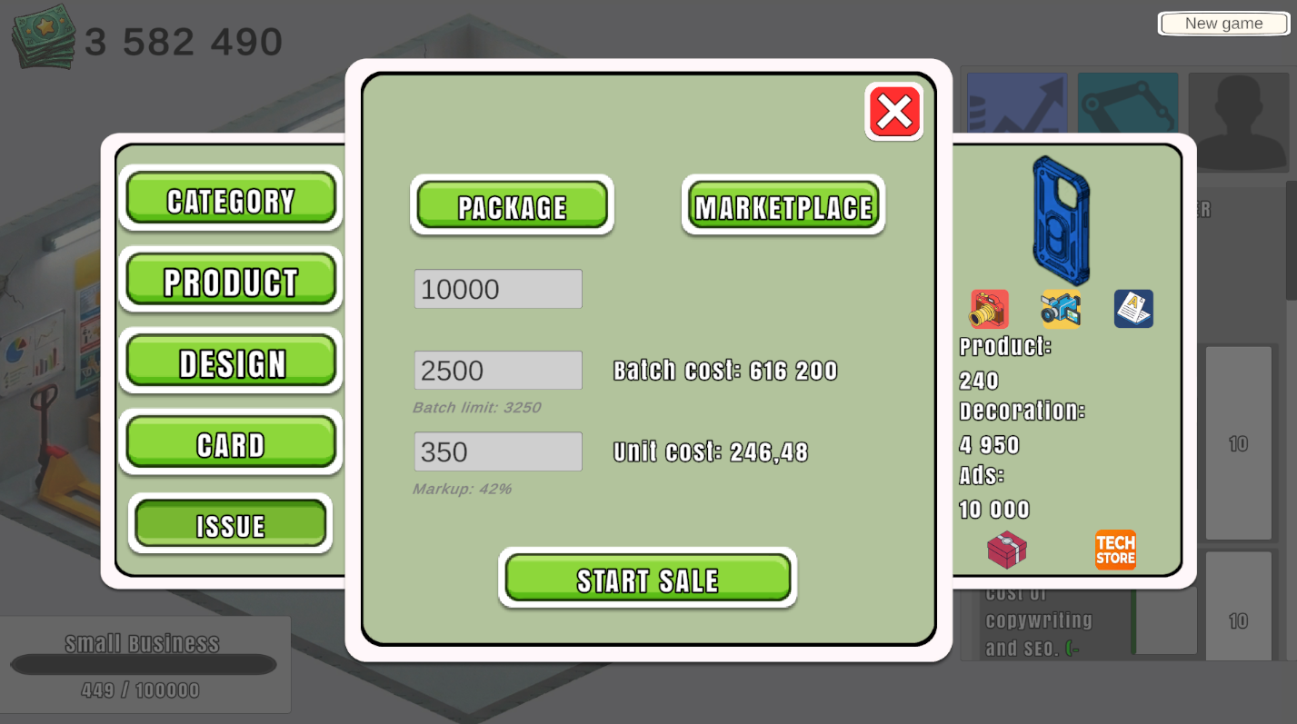 Marketplace Seller Simulator — screenshot 4