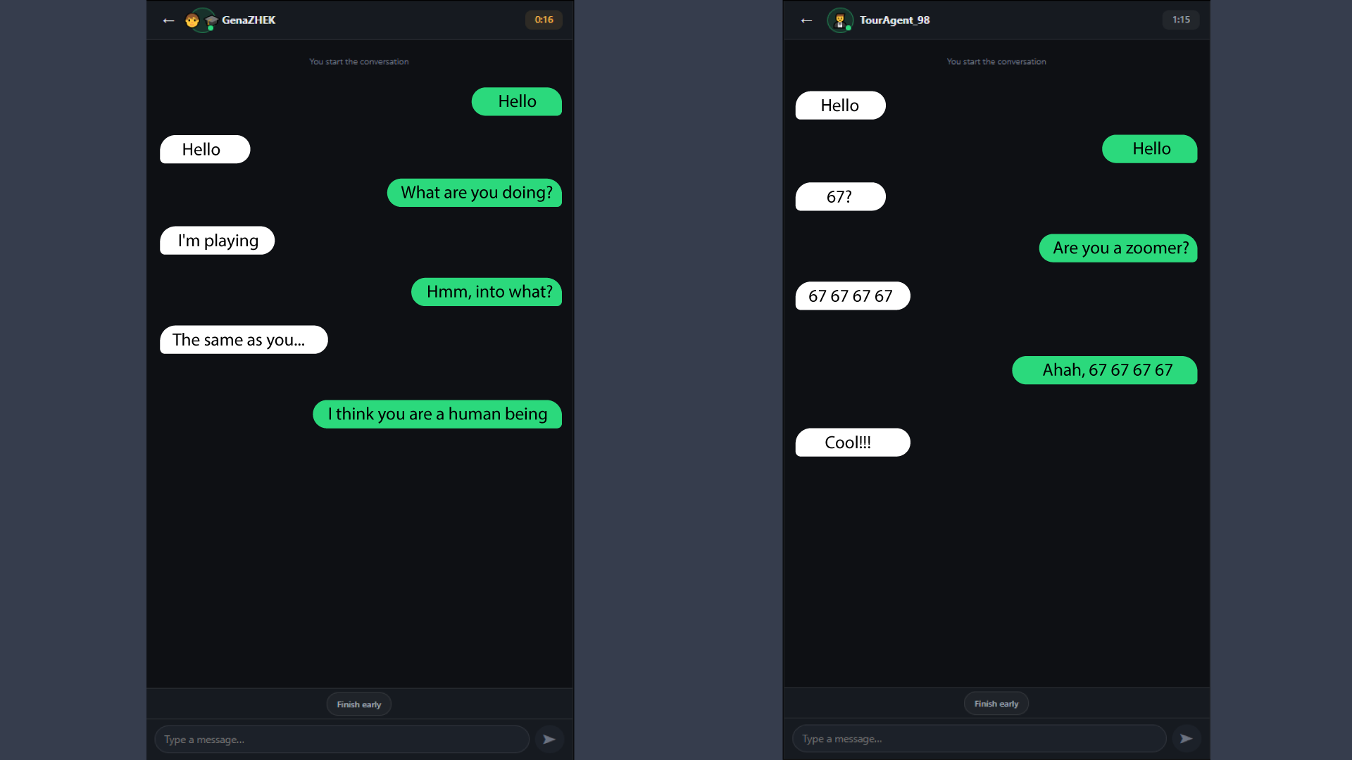Human or Not? Spot the AI — screenshot 1