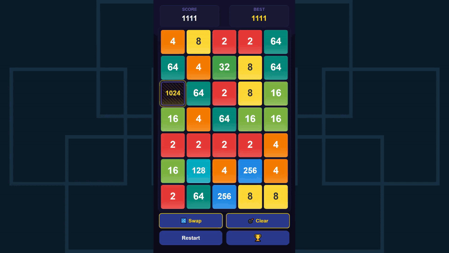 Merging Numbers 2048 — screenshot 3