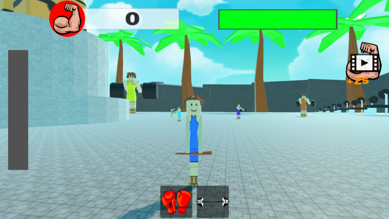 Beach gym simulator: become the strongest screenshot