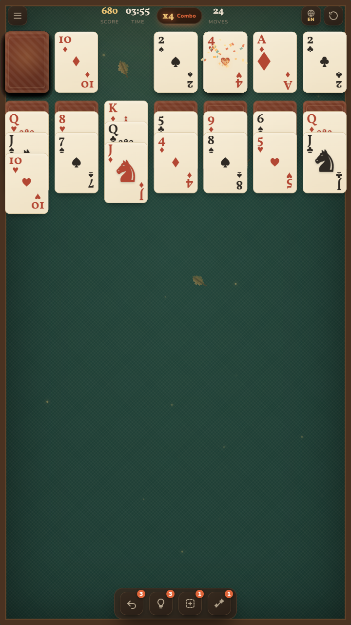 Warm Solitaire: Klondike screenshot 5