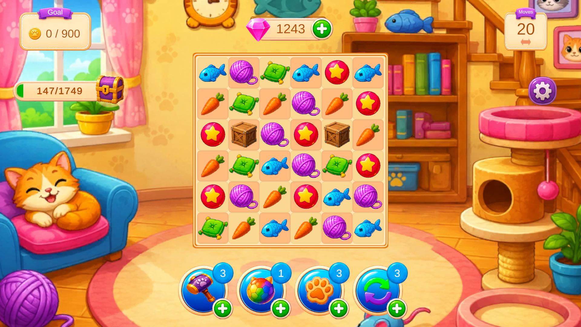 Fluffy Zoo: Match 3 — screenshot 2