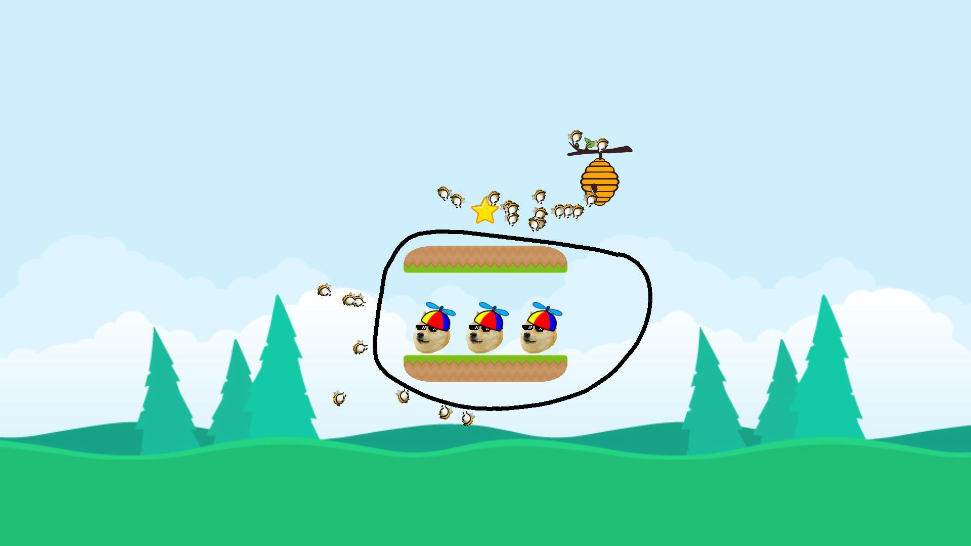 Doggie vs Bees screenshot