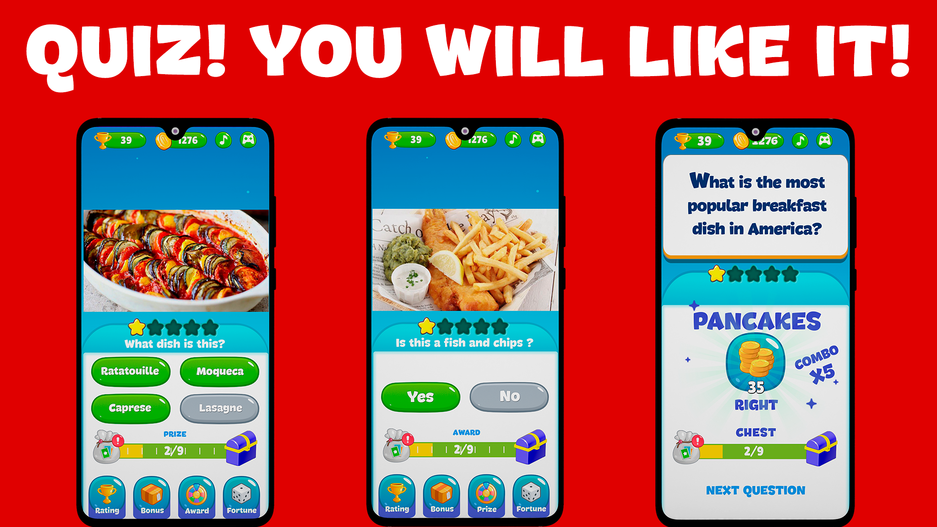 Trivia Quiz: Tasty food screenshot