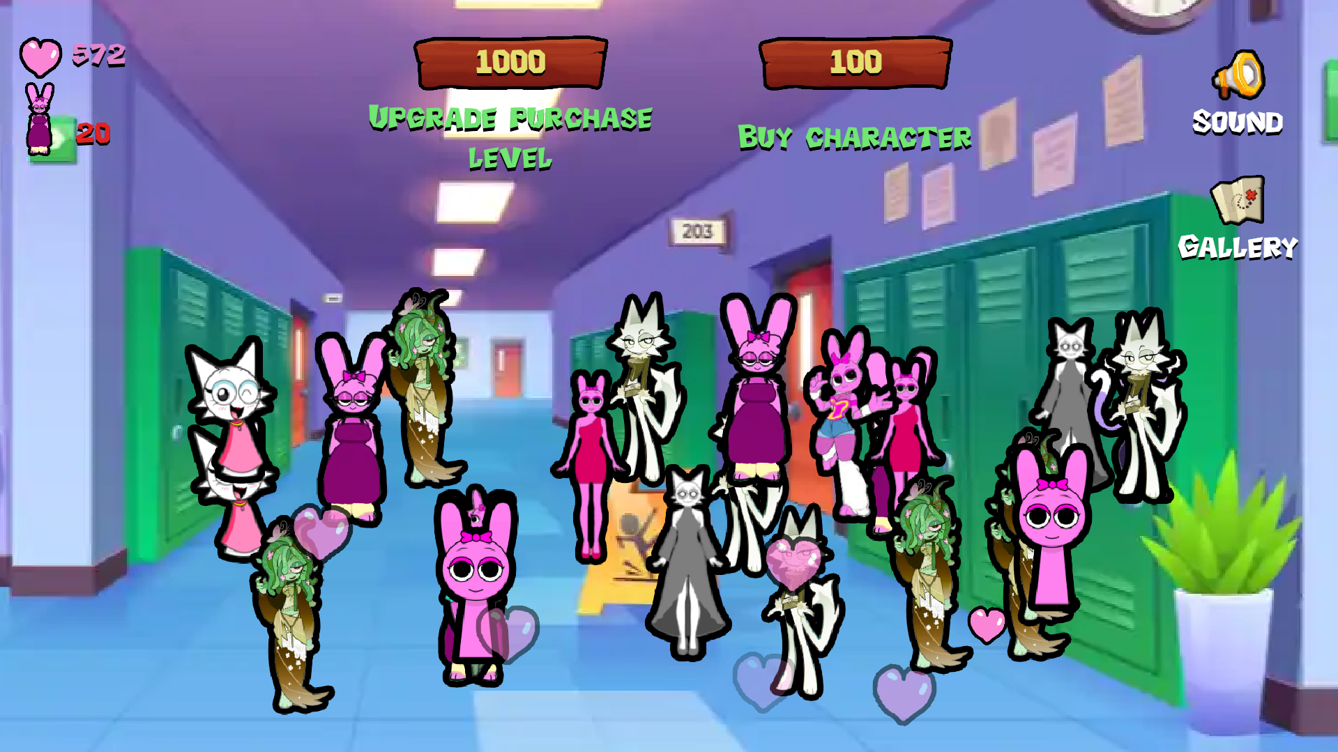 Sprunki: Merge Girls Sprunki screenshot