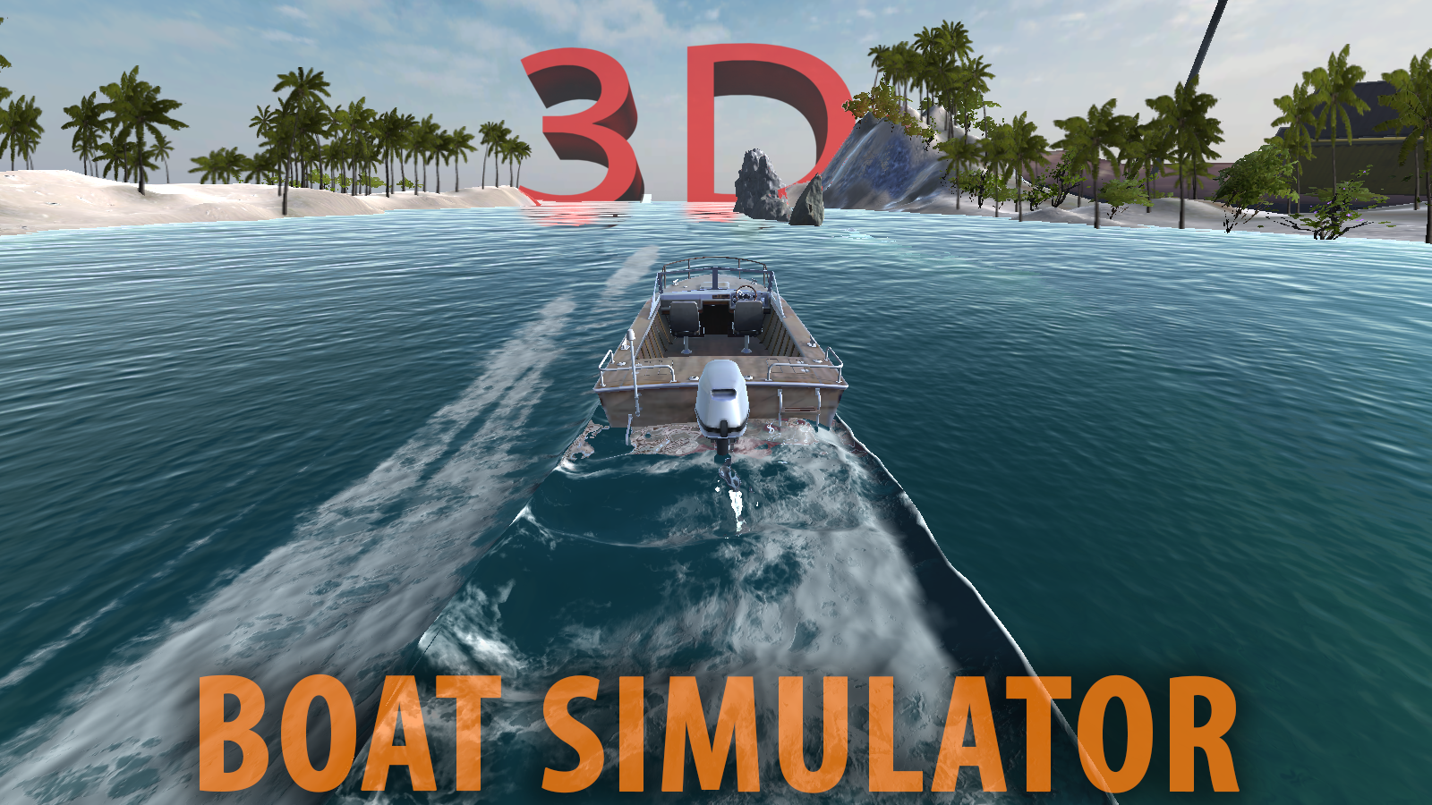 3D Boat Simulator Free game cover