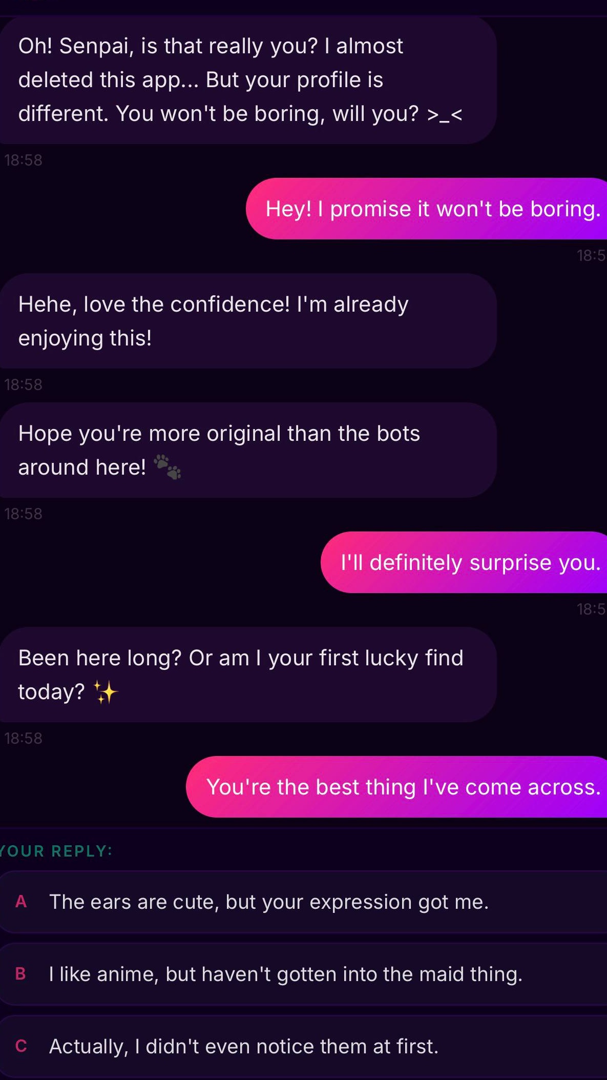 Chatting with a Cutie! screenshot 8