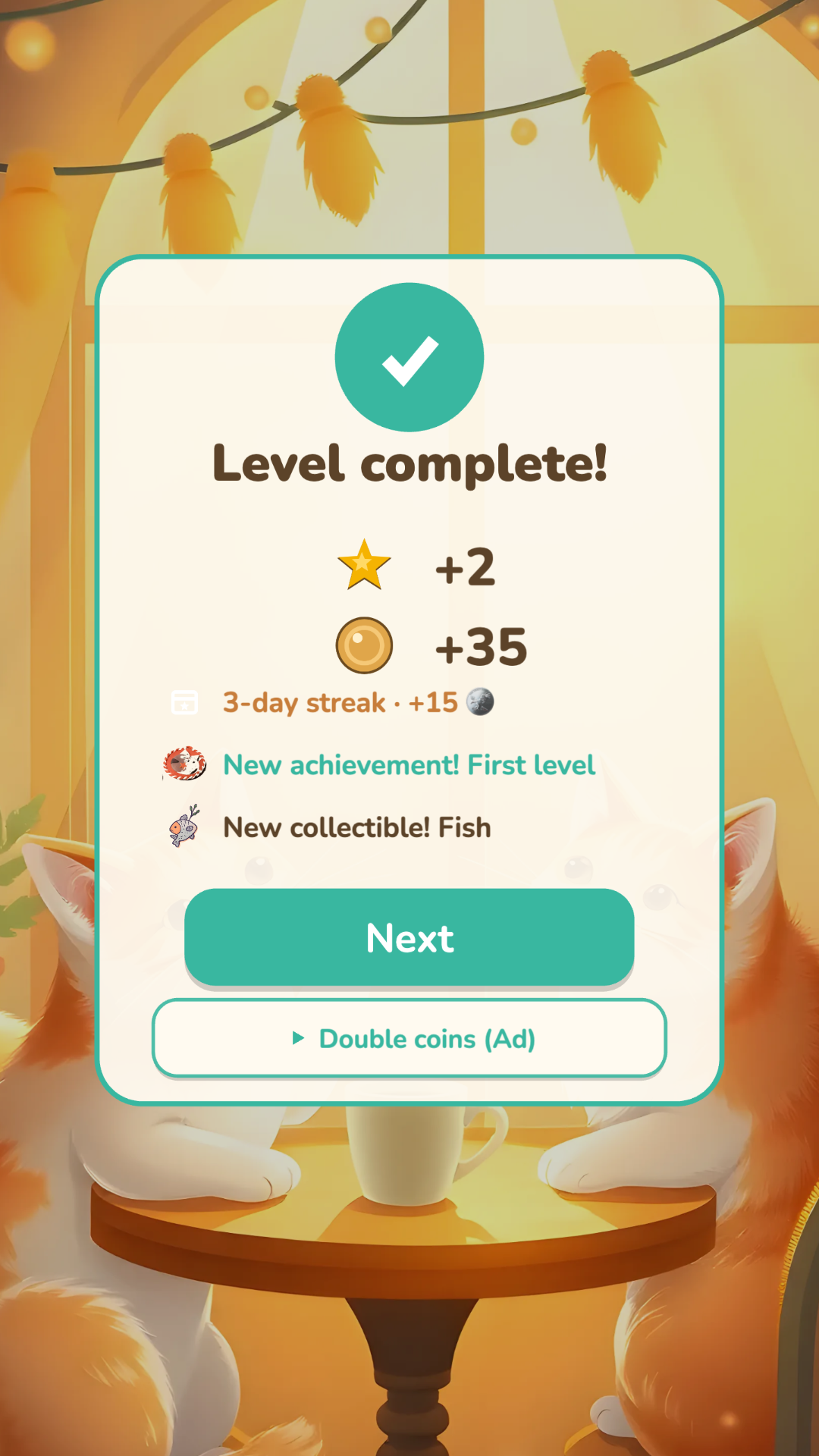 Cat Café: Tile Match screenshot 4