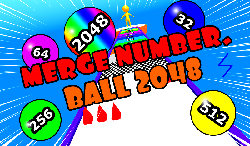 Merge number. Ball 2048 game cover