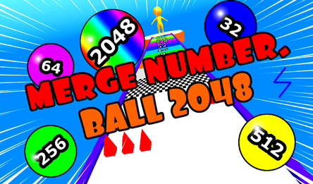 Merge number. Ball 2048