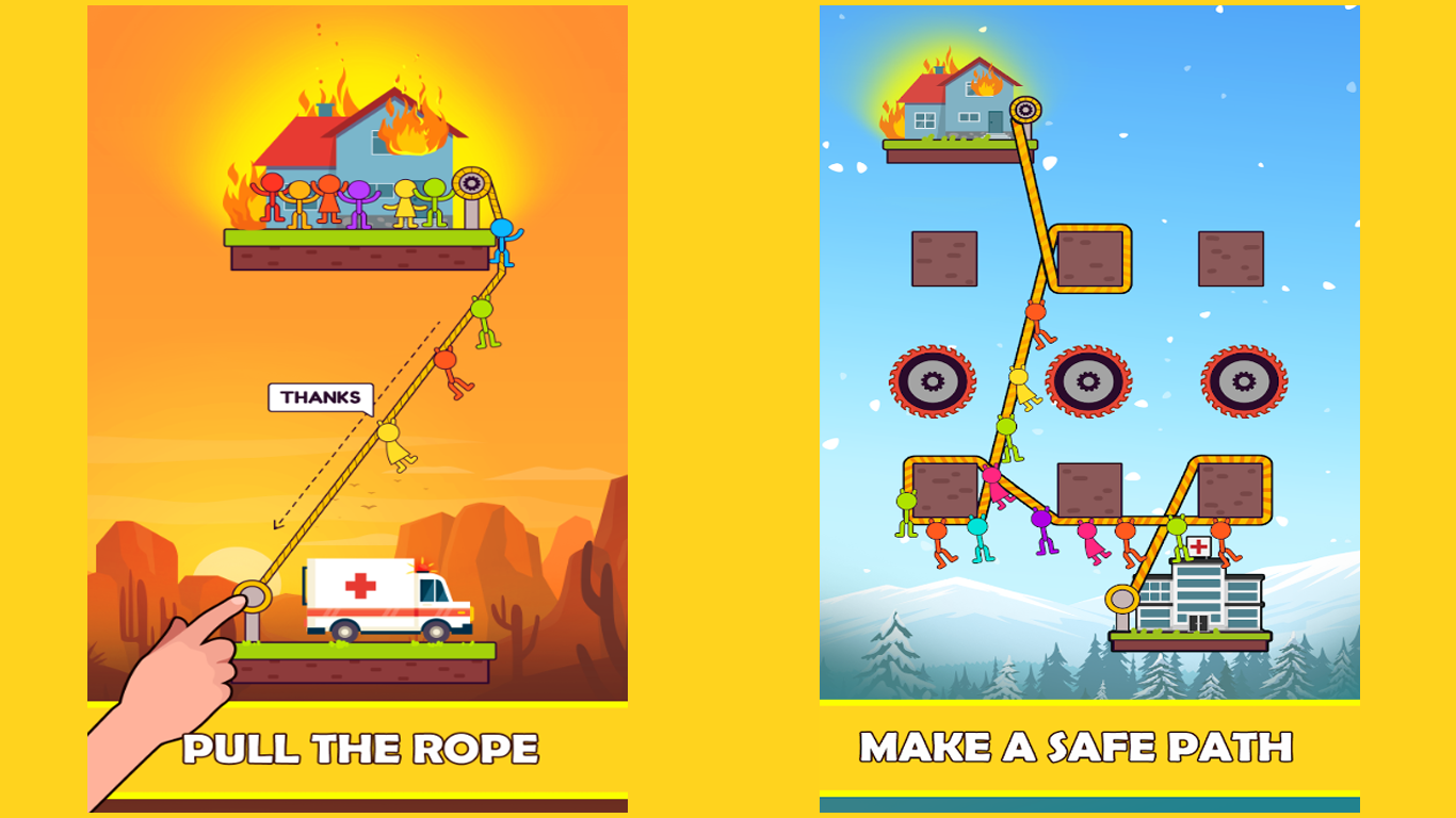 Rope Rescue Hero screenshot