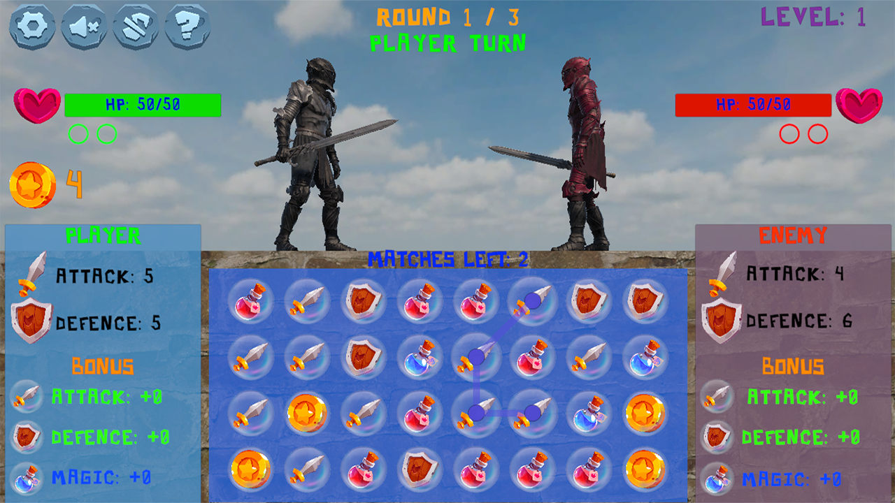 Dark knight: 3 match rpg — screenshot 4