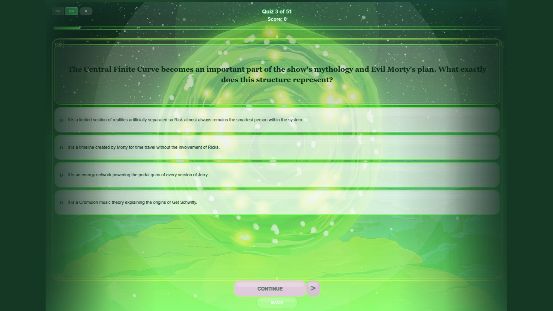 Which Rick and Morty Character Are You? — screenshot 2