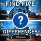 FIND FIVE DIFFERENCES 100 levels